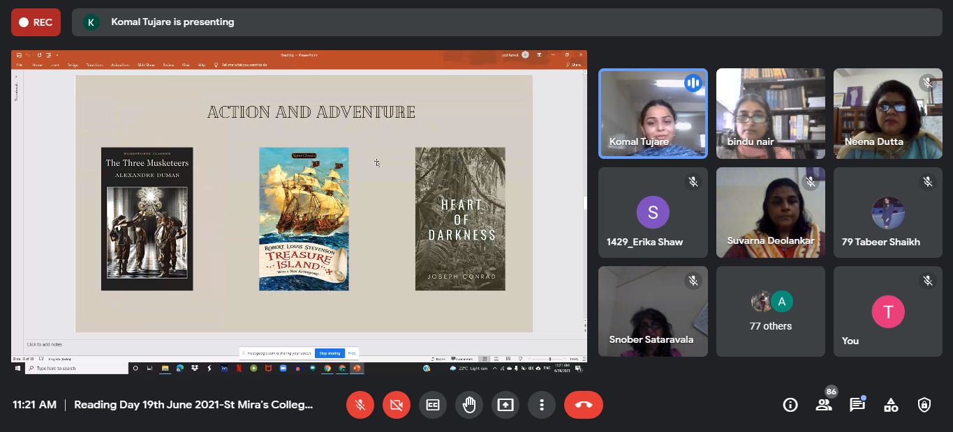 Mrs Komal Tujare delivering a Talk